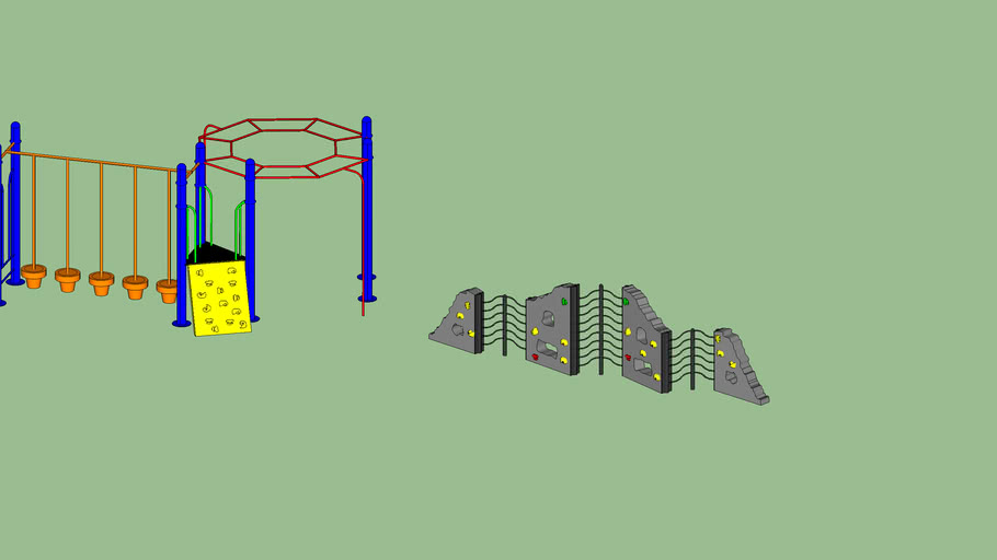 Kids PlayGround/Climbing wall 3D Warehouse