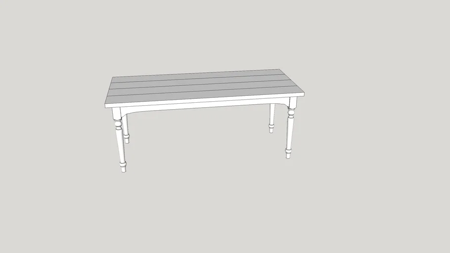 Farm table 32' x 72' | 3D Warehouse