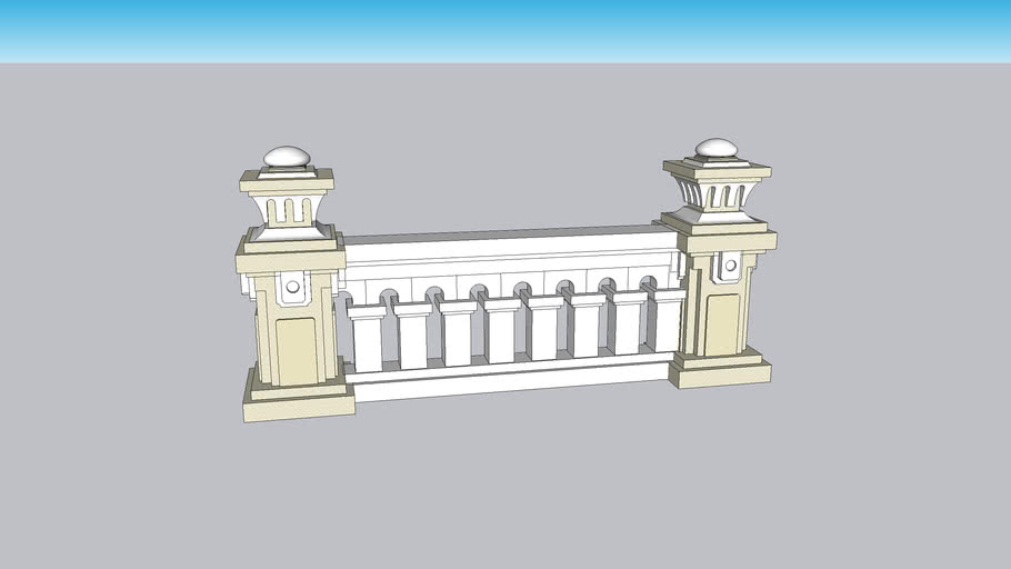 balcony classical design 2 | 3D Warehouse