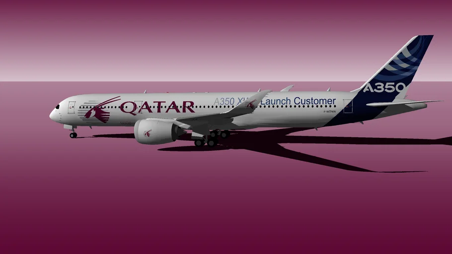 QATAR Airways القطرية Airbus A350-941 [F-WZNW]