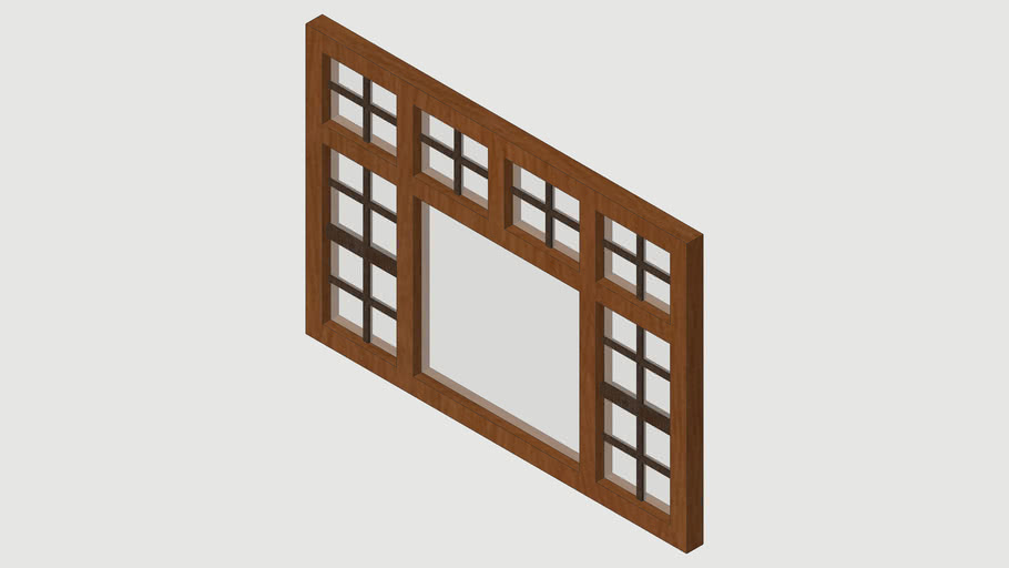 Wooden Window 3d Warehouse 0431