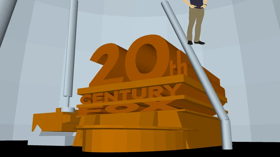 20th century fox logo 1935 1994 rare remake - - 3D Warehouse