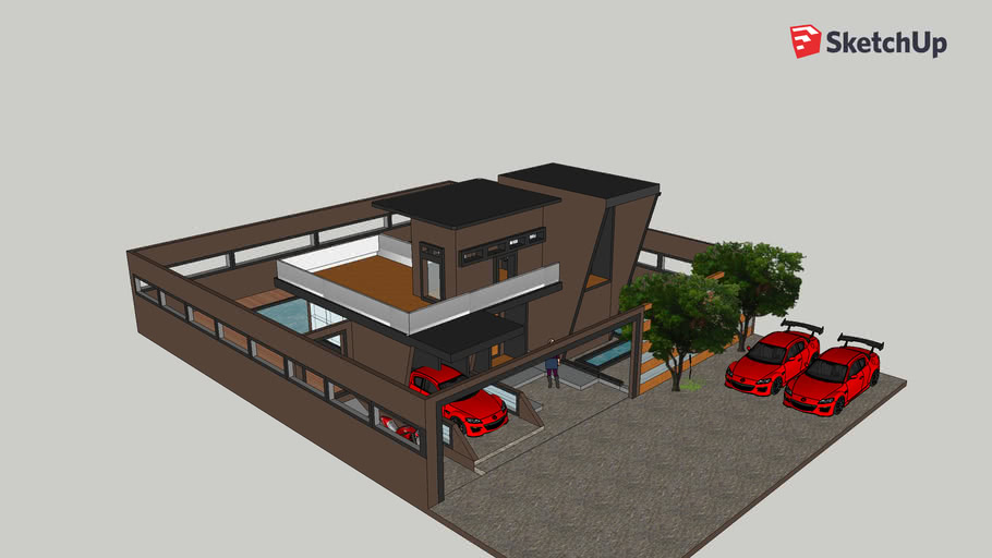 Rumah 2 Lantai | 3D Warehouse