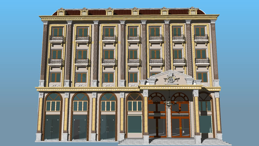 ARCHITECTURE+CLASSIC+OFFICE+BUILDING+MILAN | 3D Warehouse