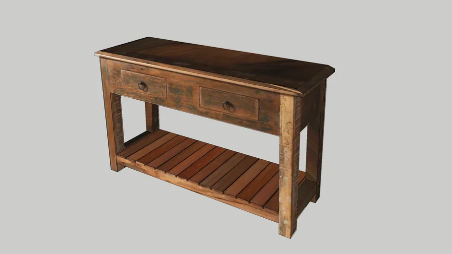 Rustic Console Table