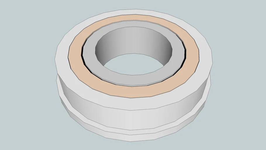 ServoCity Ball Bearings (1' bore) 3D Warehouse