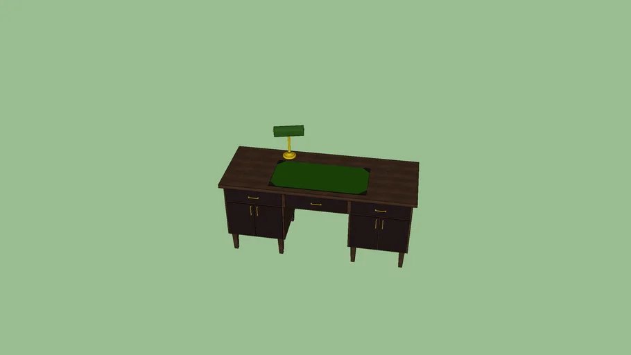 Simple classic desk