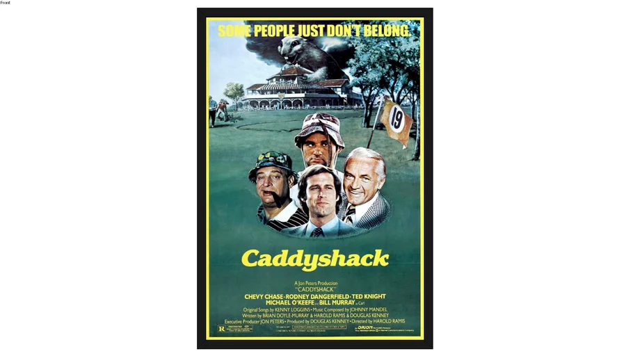 Caddyshack Poster 3D Warehouse