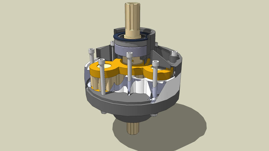 Hydraulic Hub Motor Concept