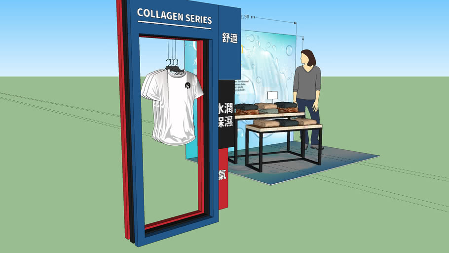 Summer Clothing Display Props 3D Warehouse