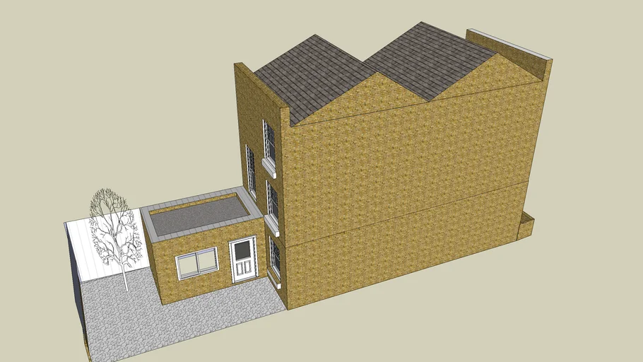 Regency townhouse, Balls Pond Road, Islington, London 3D Warehouse