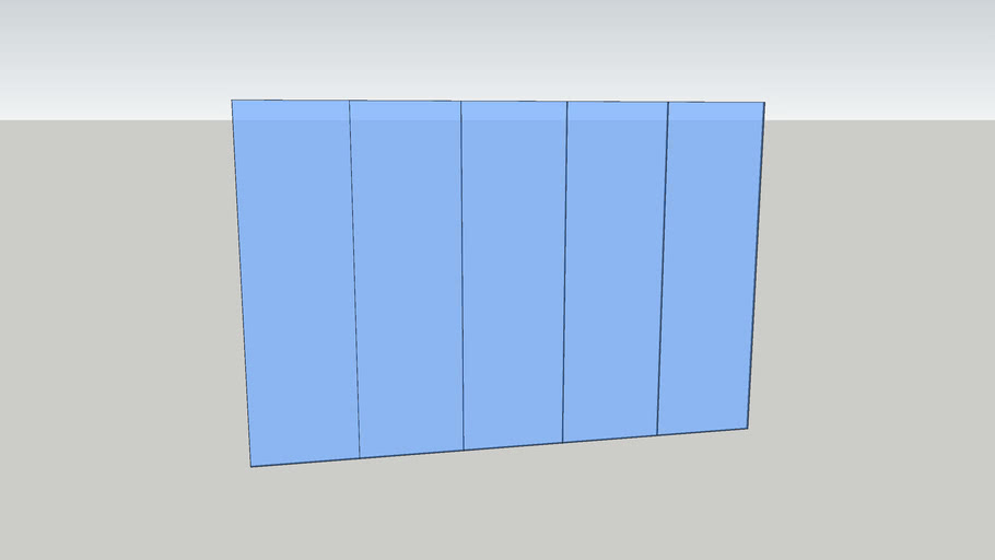 Folding glass door 3D Warehouse