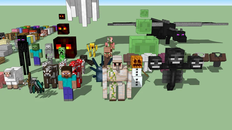 all minecraft mobs