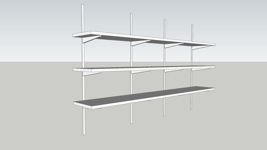 Spur Shelving 3D Warehouse