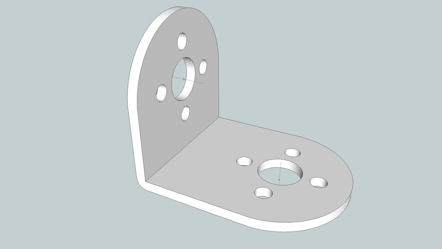 Servo Bracket L 3D Warehouse