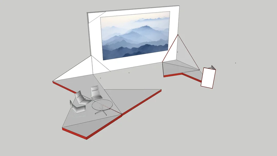 Stage set design - facetted | 3D Warehouse