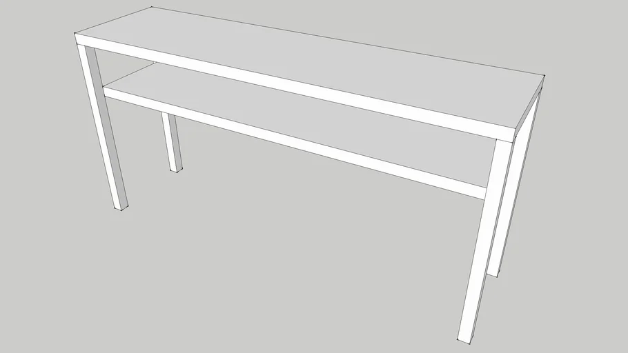 tv table in room 123 3D Warehouse