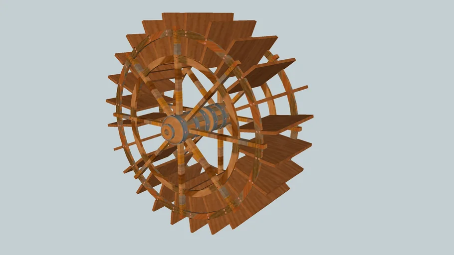 Paddle wheel | 3D Warehouse