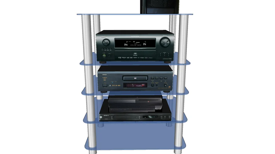 Vinces AV Rack | 3D Warehouse