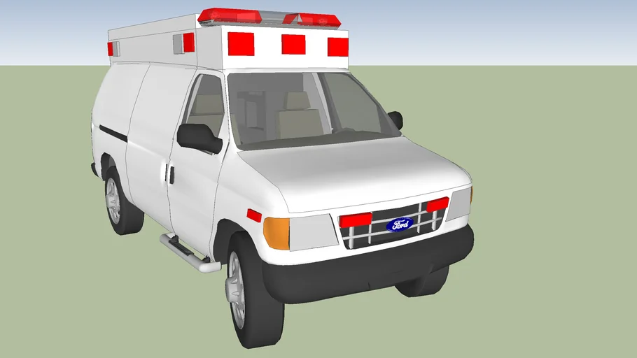 type 2 ambulance ford f350 turbo diesel 1999 model