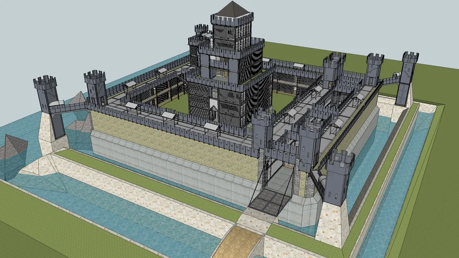 zombie container fort | 3D Warehouse
