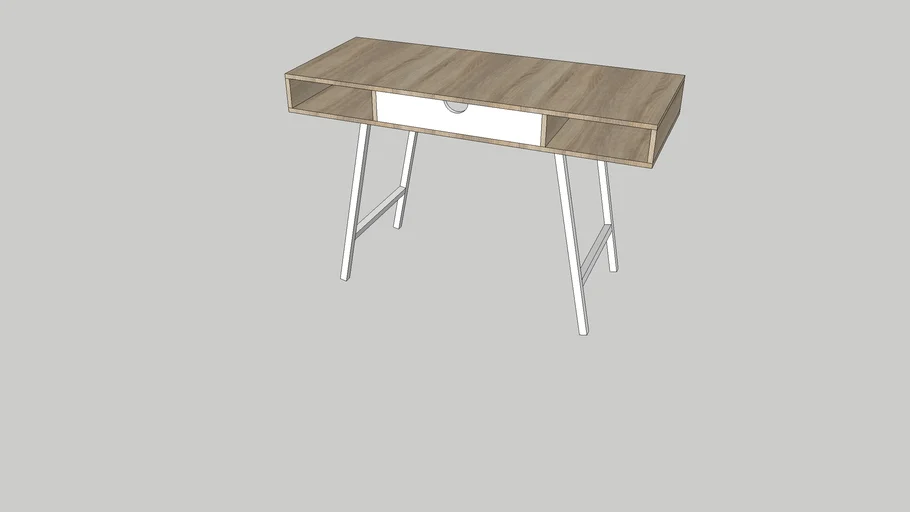 Jysk ABBETVED desk 3D Warehouse