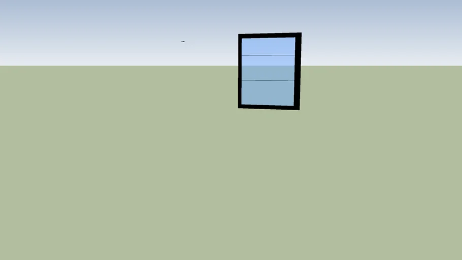 3 pane window bridge creek | 3D Warehouse