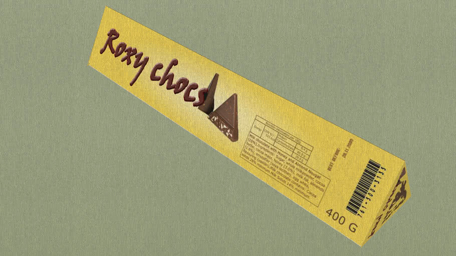 Roxy Chocs packaging