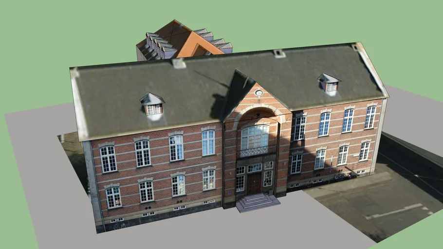 Aarhus gamle rådhus - Kvindemuseet - Besættelsesmuseet | 3D Warehouse