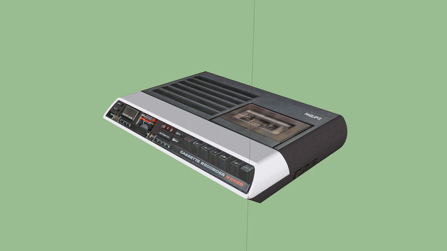 Philips Cassette Recorder N2225 | 3D Warehouse