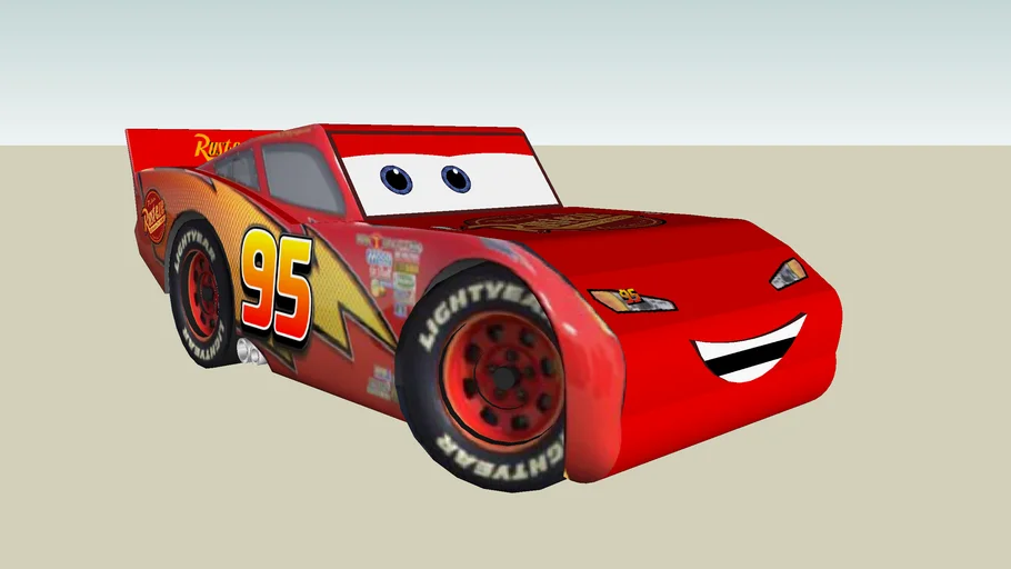 lightning mcqueen rust eze | 3D Warehouse