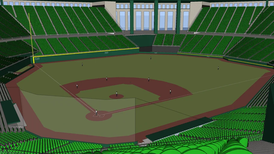 Concept Retro Style Ballpark 3D Warehouse