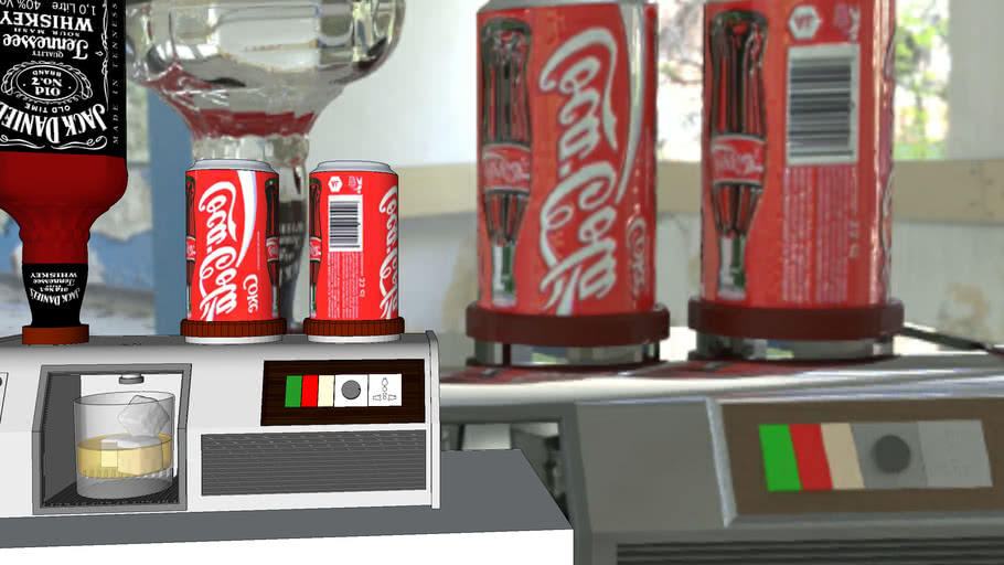 Jack and Coke Machine Jack Daniels and CocaCola Machine 3D Warehouse