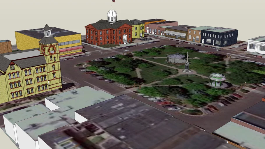 Woodstock City Square Woodstock, Illinois (McHenry County) 3D Warehouse