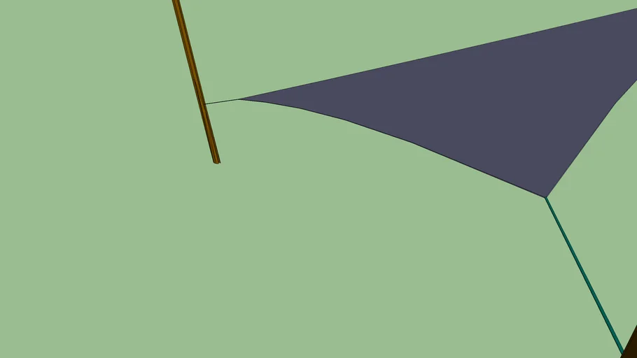 Triangular Sail 5x5x5 75° pos 3 | 3D Warehouse