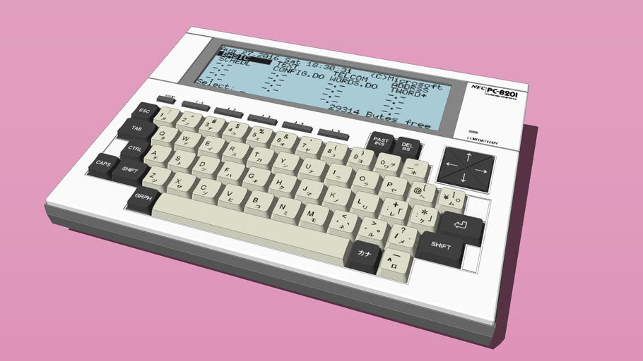 NEC Handheld Computer PC-8201(1983:Japan)