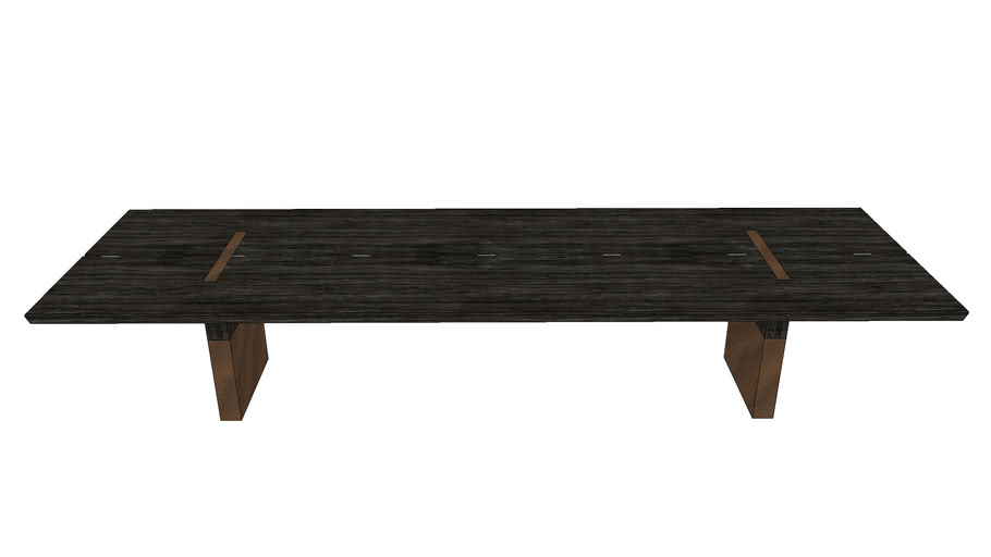 Holly Hunt - Split Dining Table | 3D Warehouse