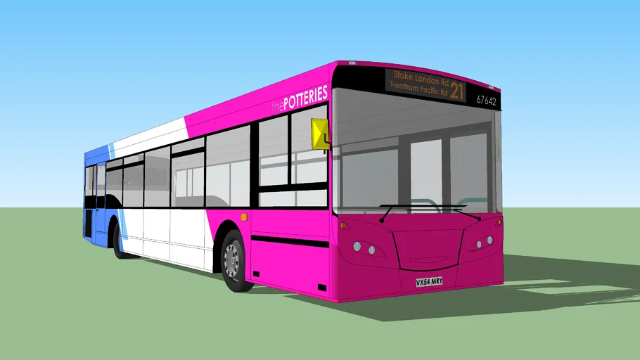 Alexander Dennis Transbus Enviro300 First ThePOTTERIES | 3D Warehouse