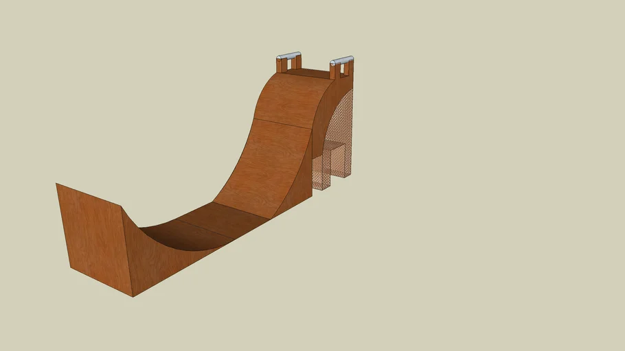 awsome vert ramp (can be added to my halfpipe | 3D Warehouse