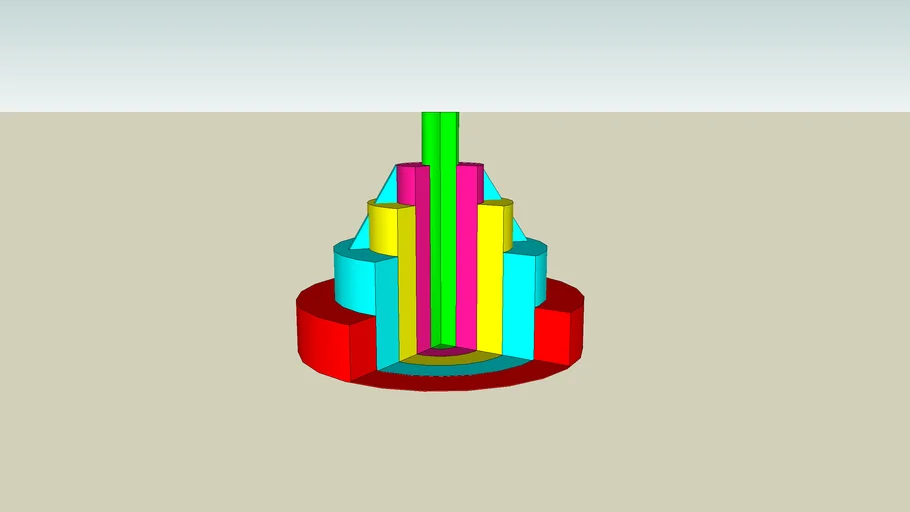step rings cross-section | 3D Warehouse