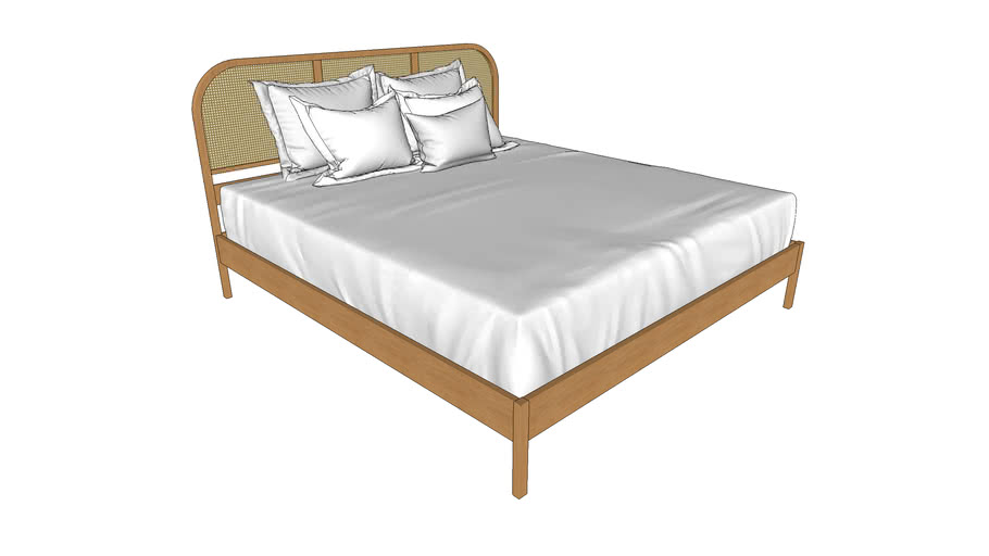 Cama MALTA King 3D Warehouse