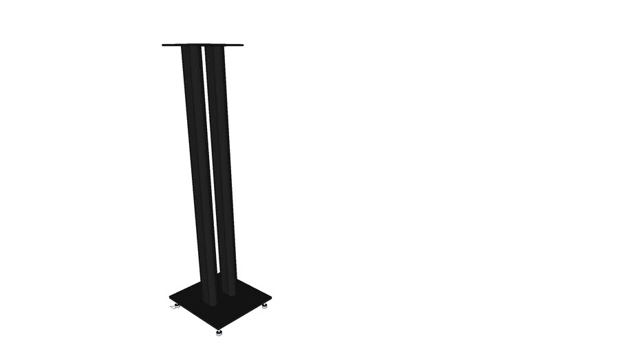 Pedestal Aironflex para caixas de som bookshelves Airon HE2100 3D