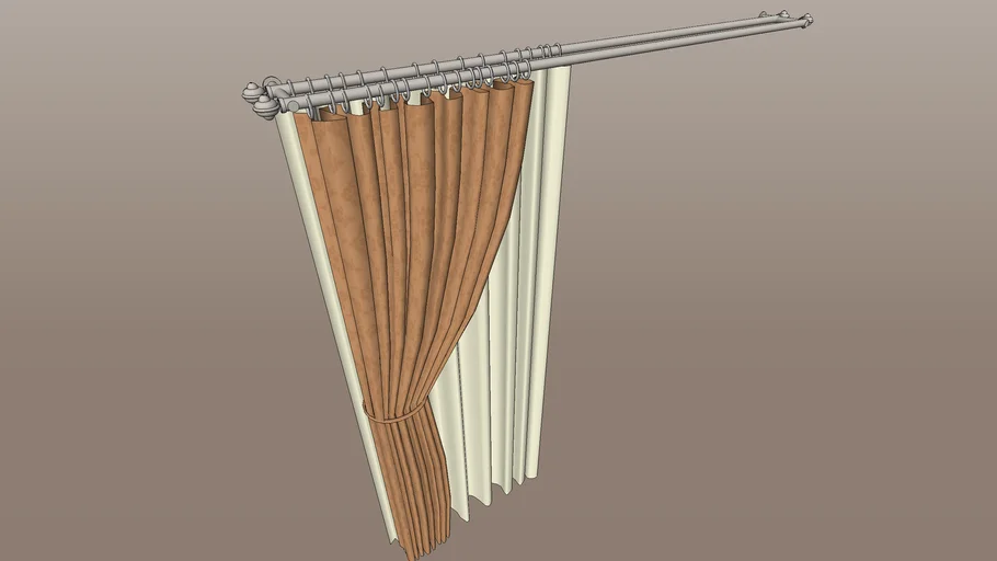 Double curtain 3D Warehouse