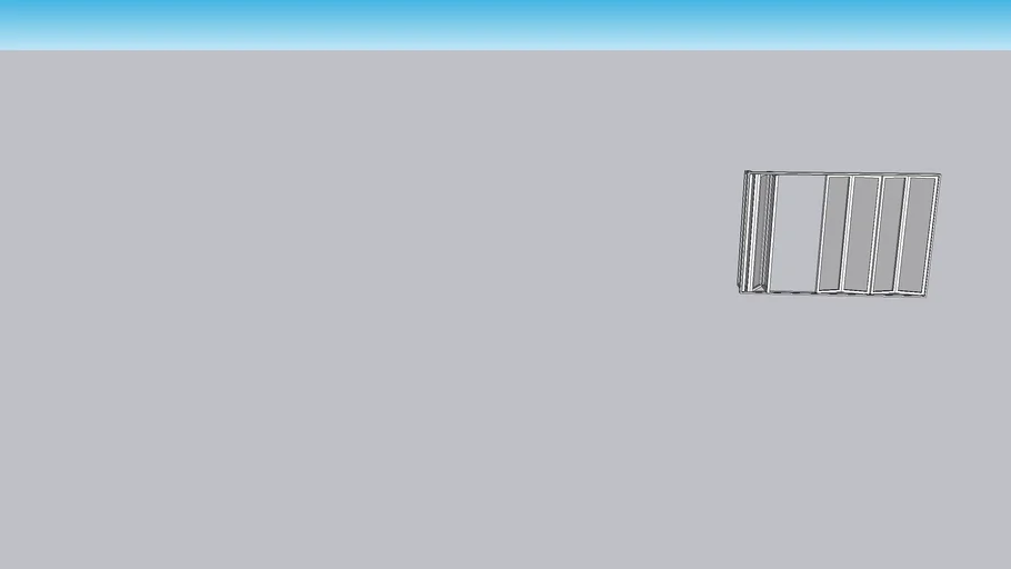 Folded Glass Door 3D Warehouse