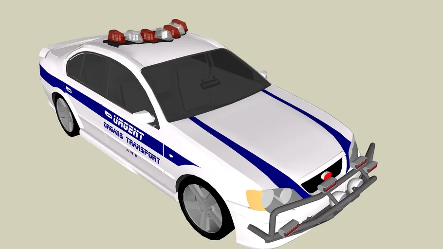 American Medical Response Organs Transport Ford Falcon | 3D Warehouse