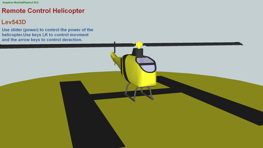 Remote Control Helicopter 3D Warehouse