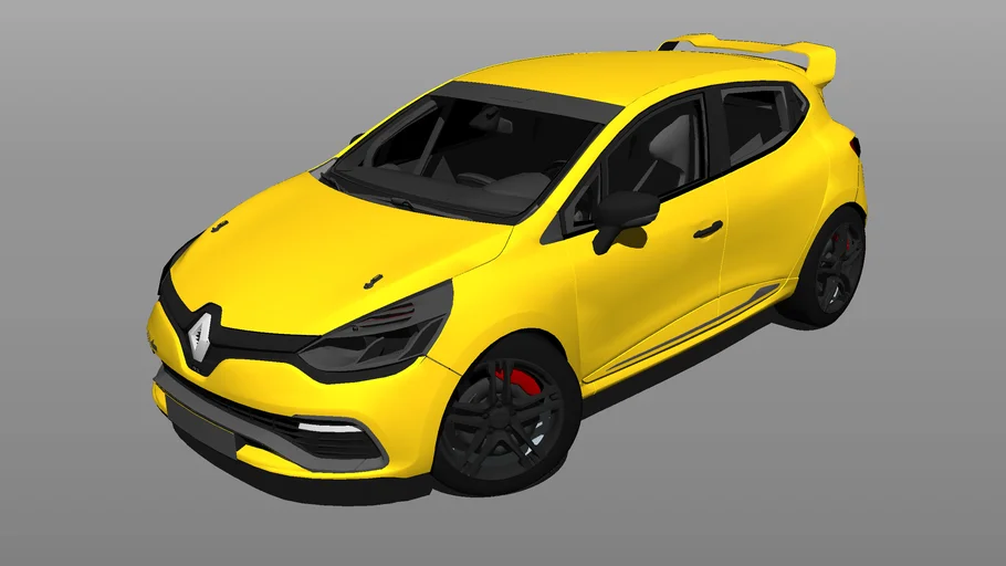 Renault Clio IV 2016 3D model - Download Vehicles on