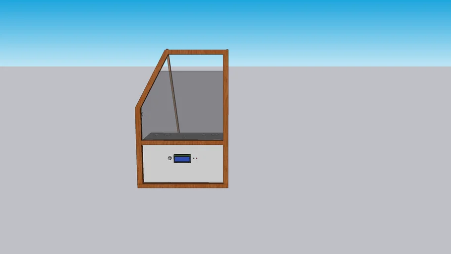 Prototype car door made by wooden 3D Warehouse