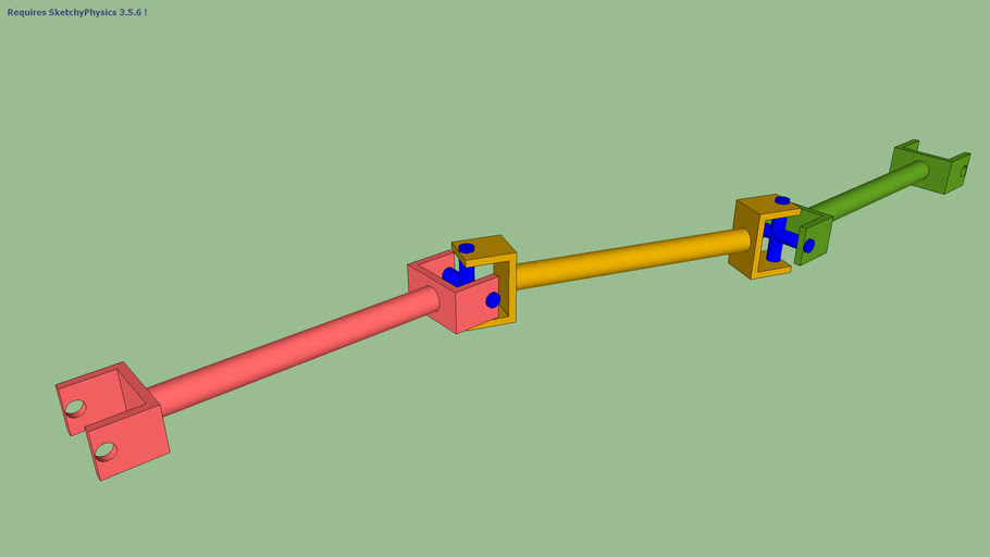 Example of Universal Joints for shafts 3D Warehouse