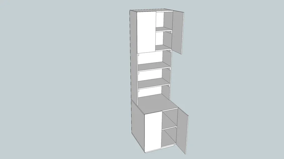 Mueble alto para livingcomedor - - 3D Warehouse